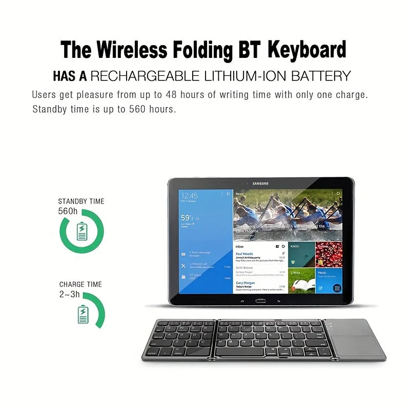 Foldable Bluetooth Keyboard